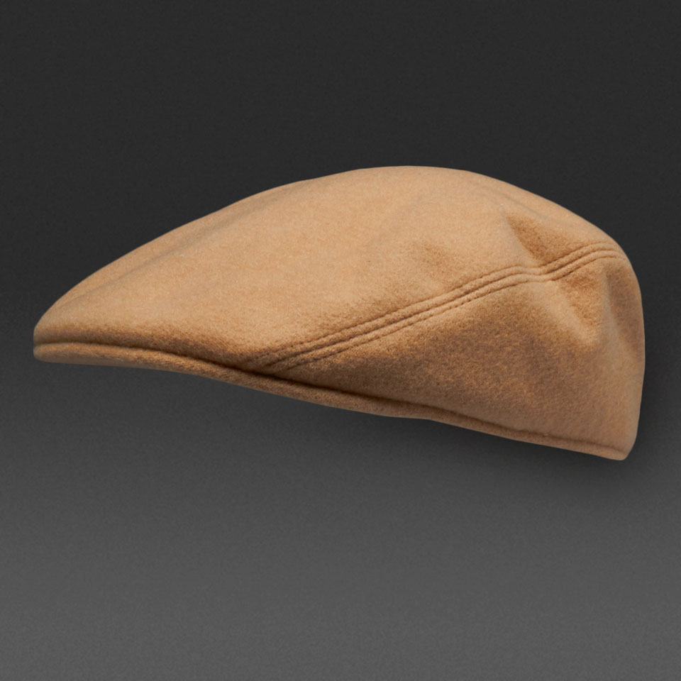 Lacoste Wool Broadcloth Flat Cap Cork for Men